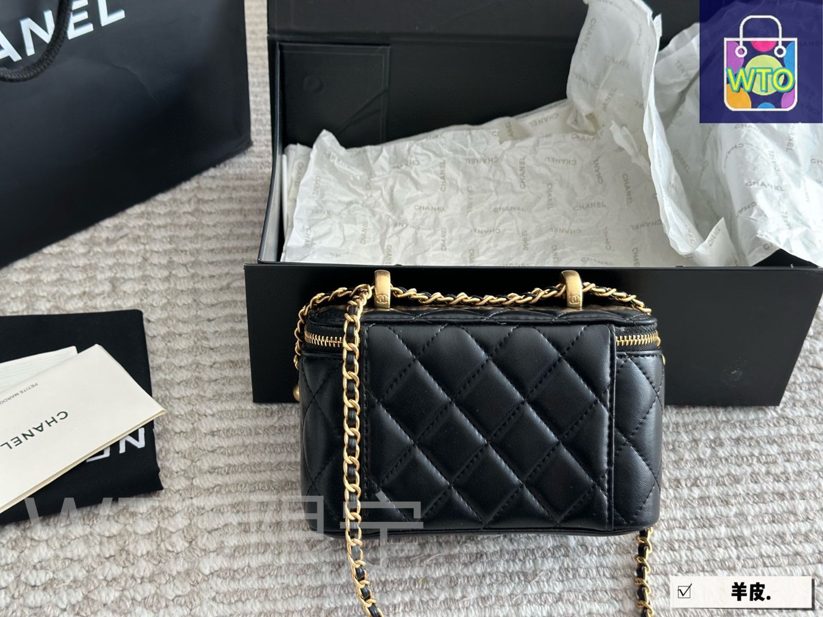 CHANEL ブラックボックス(大) 楽天市場】シャネル CHANEL 財布 二つ折り財布 AP0231 Y01864