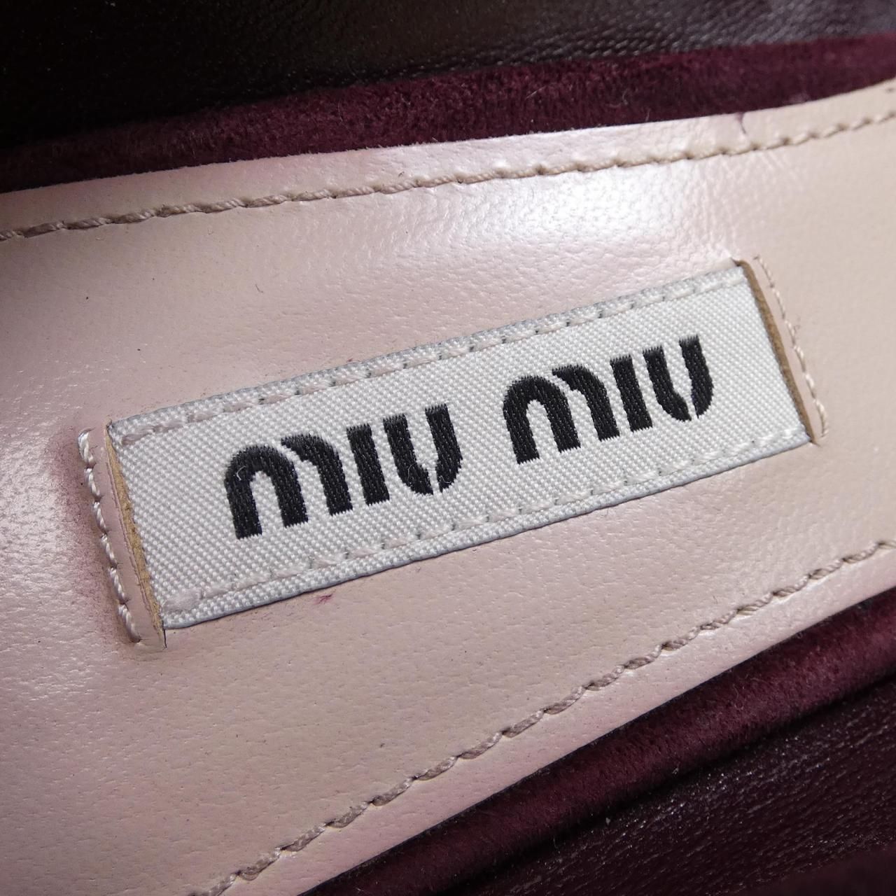 ミュウミュウ MIU MIU パンプス