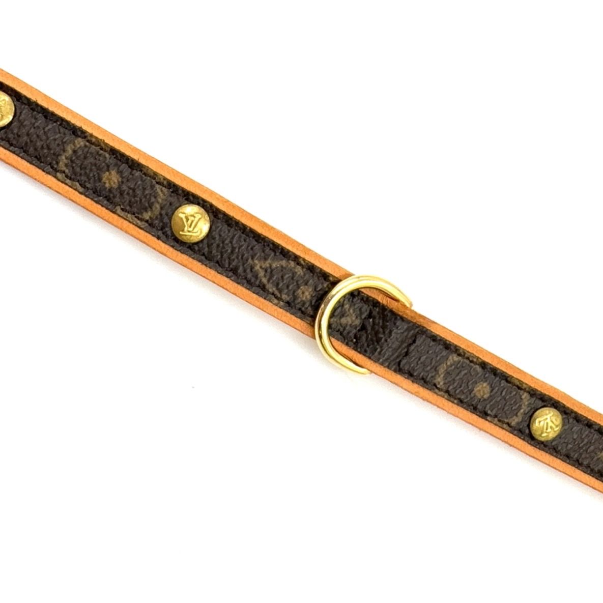 LOUIS VUITTON ペット用首輪 モノグラム コリエ・バクスターPM
