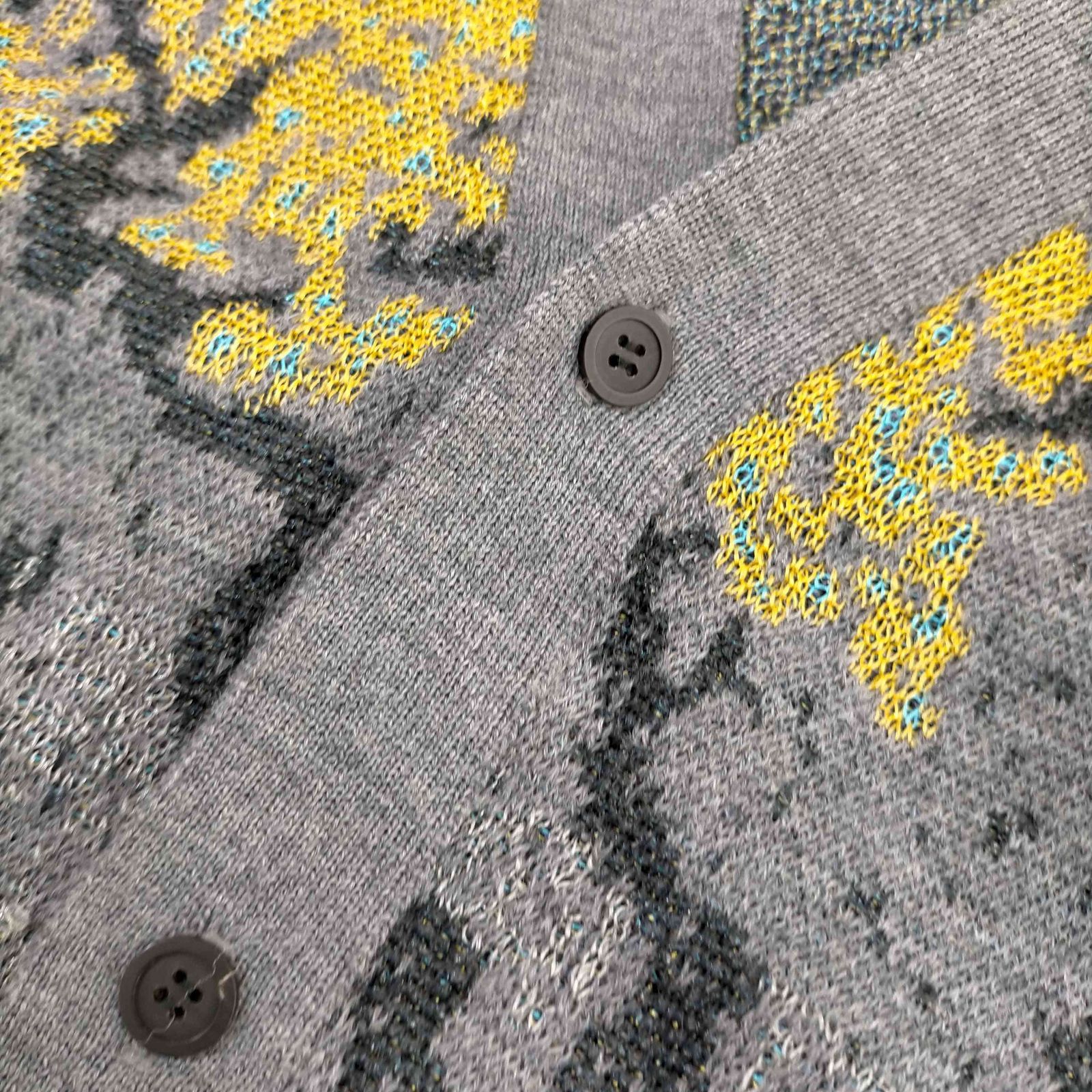 トーガビリリース TOGA VIRILIS 20AW 織り柄ニットカーディガン メンズ 