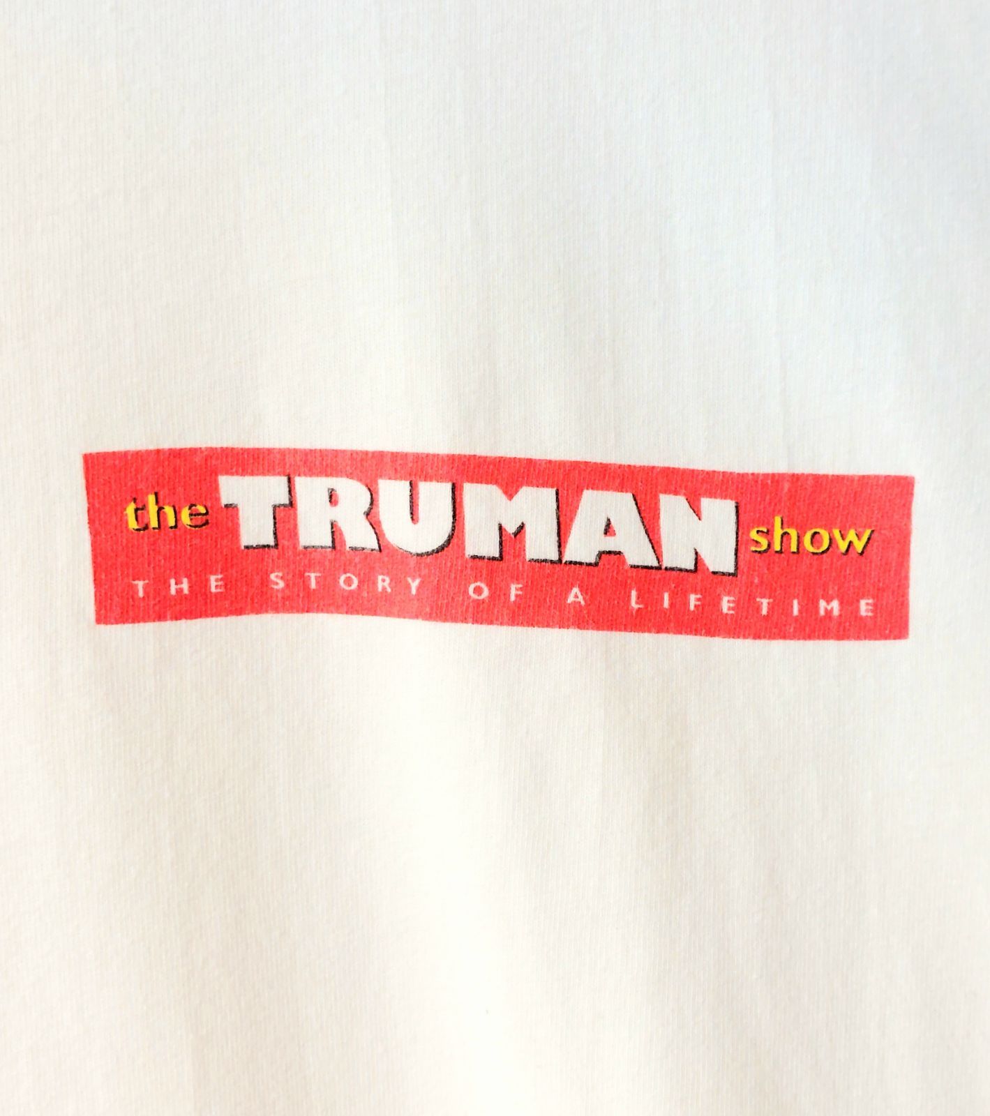 90's the TRUMAN show トゥルーマンショー Tシャツ XL - メルカリ