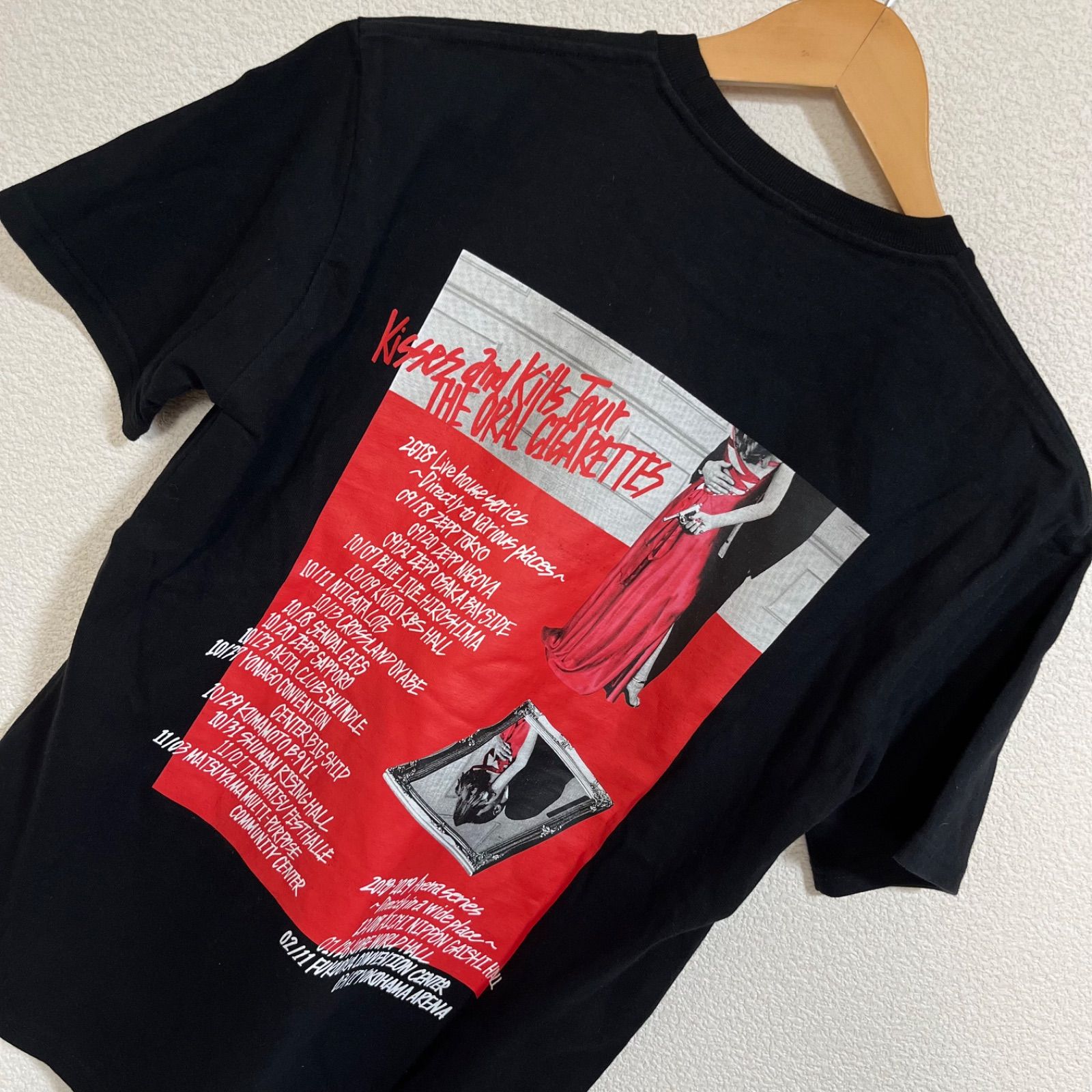 w^)b THE ORAL CIGARETTES ジ オーラルシガレッツ バンドTシャツ バンT