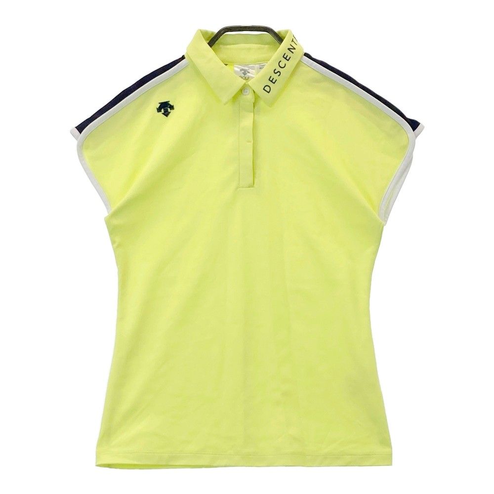 サイズ：S DESCENTE GOLF デサントゴルフ 半袖ポロシャツ グリーン系