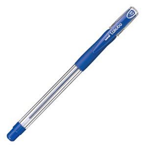 (まとめ) 三菱鉛筆 油性ボールペン VERY楽ボ 細字 0.7mm 青 SG1