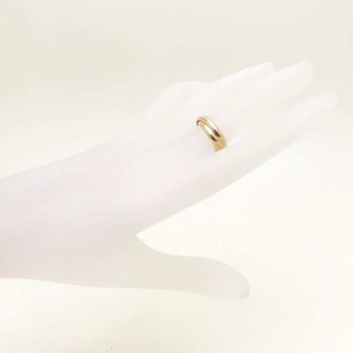 CARTIER カルティエ トリニティ リング 指輪 1Pダイヤモンド #51 11号  