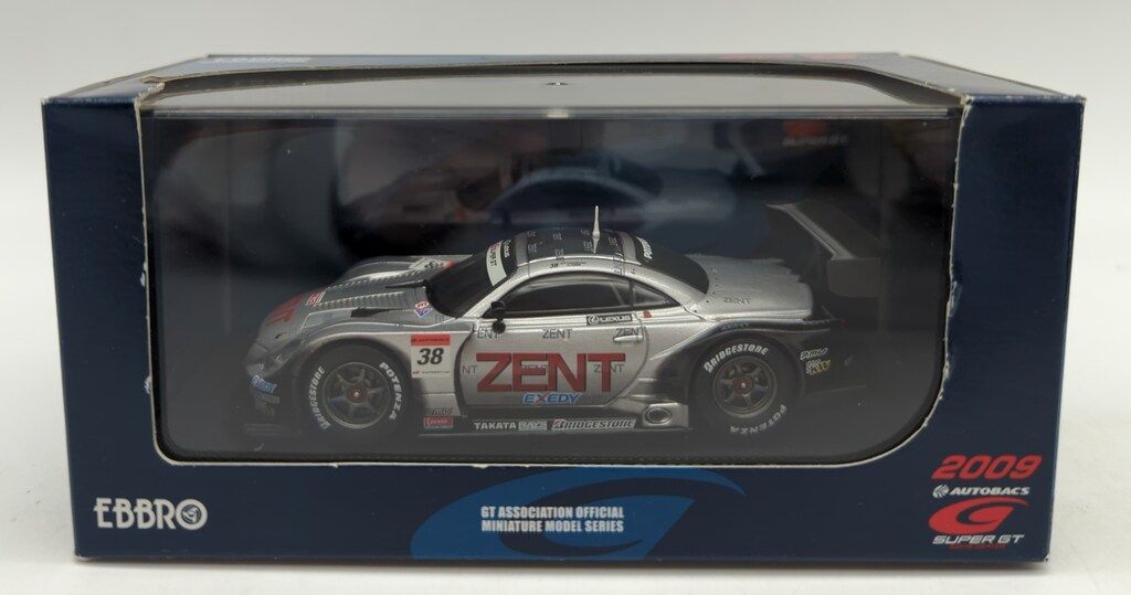 MMP 1/43 EBBRO SUPER GT 500 No38 ZENT CERUMO SC430 Silver