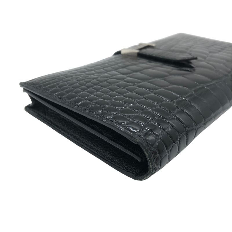 エルメス 長財布 ベアン スフレ ブラック o刻