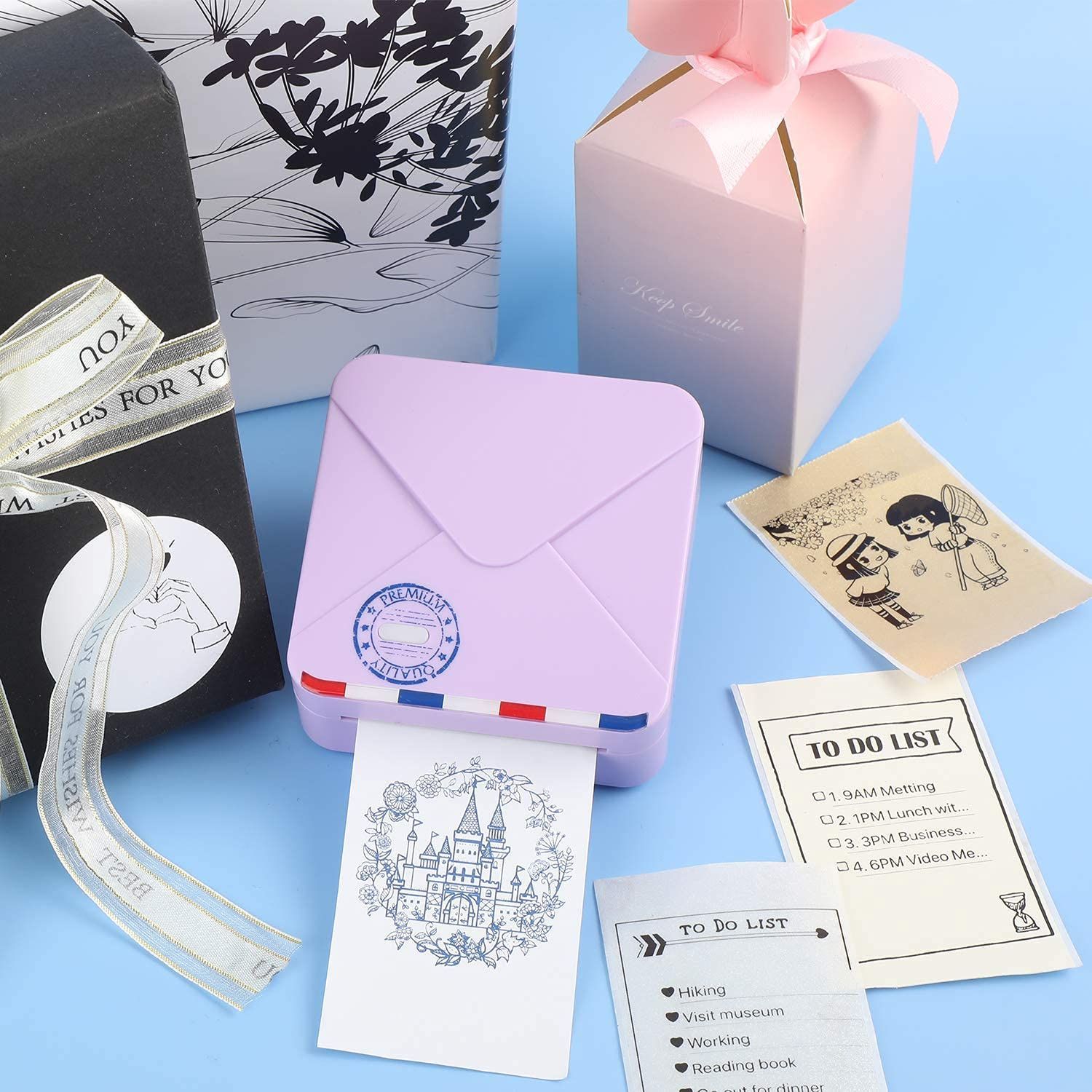 コンパクトプリンター 写真|リスト|家計簿|領収書|付箋|ワード|ウェブラベル|メモ|ラベル|勉強ノートに用