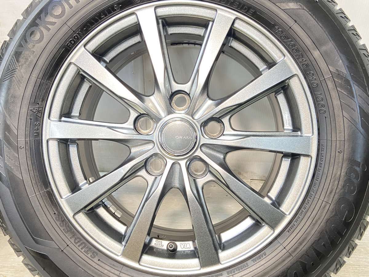 ヨコハマスタッドレスタイヤ 195/65R15 ホイールセット4本 楽天市場】ヨコハマ 195／65r15 スタッドレス（スタッドレス