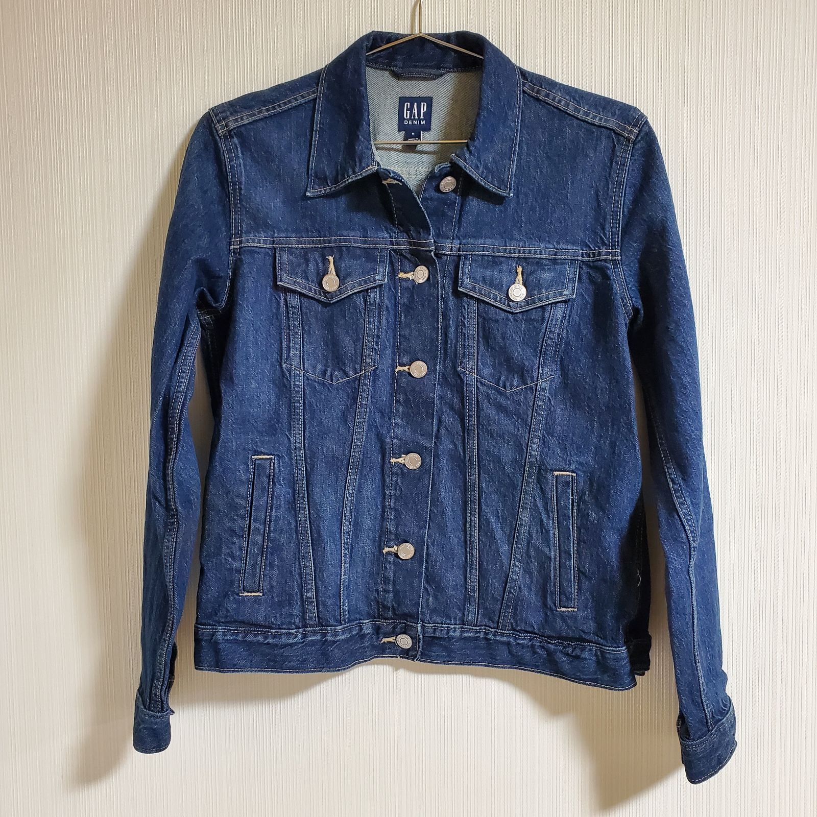 GAP ギャップ デニムジャケット Gジャン ブルー系 レディース サイズM 