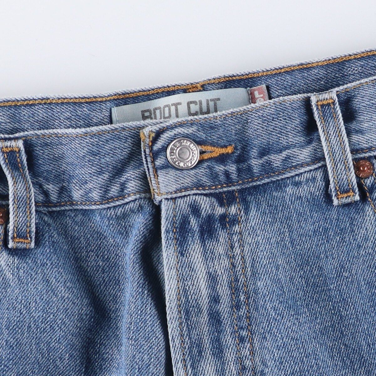 CUT ブーツカットデニムパンツ
