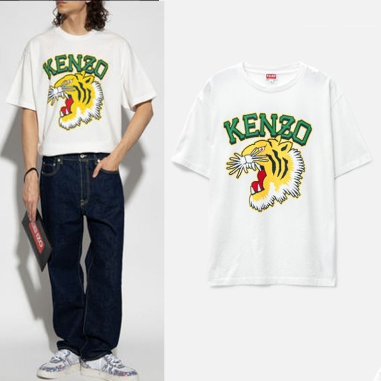 KENZO VARSITY JUNGLE タイガー Tシャツ ホワイト S