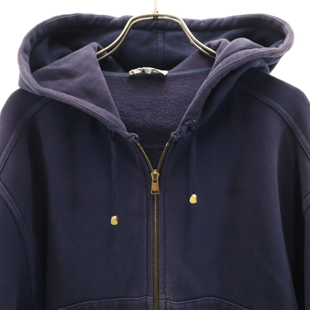 【a1386】HERMES エルメス 長袖 トップス 薄手 S ネイビー a1386】HERMES エルメス 長袖 トップス 薄手 S ネイビー