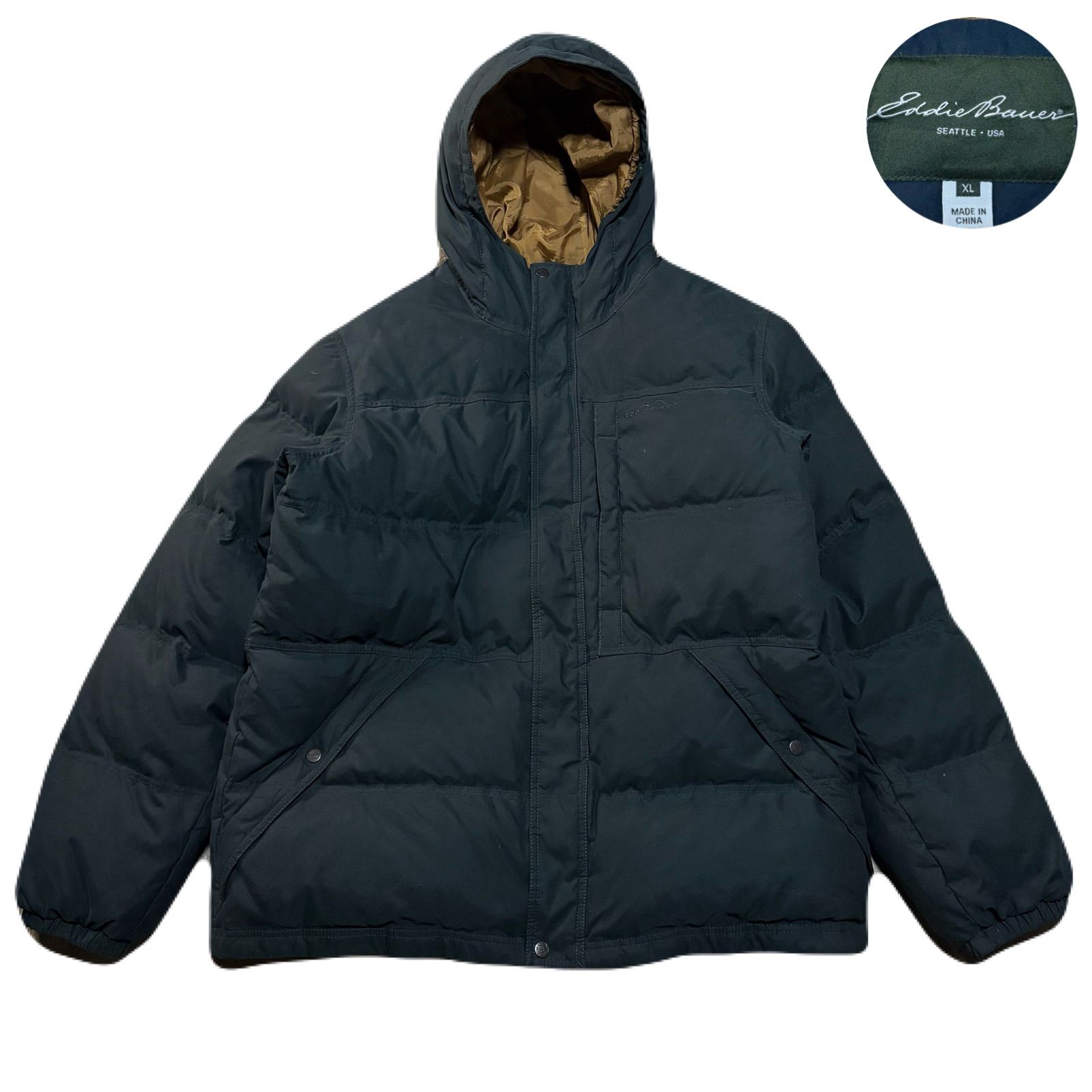 EddieBauer エディーバウアー DownJacket ダウンジャケット Hoodie 