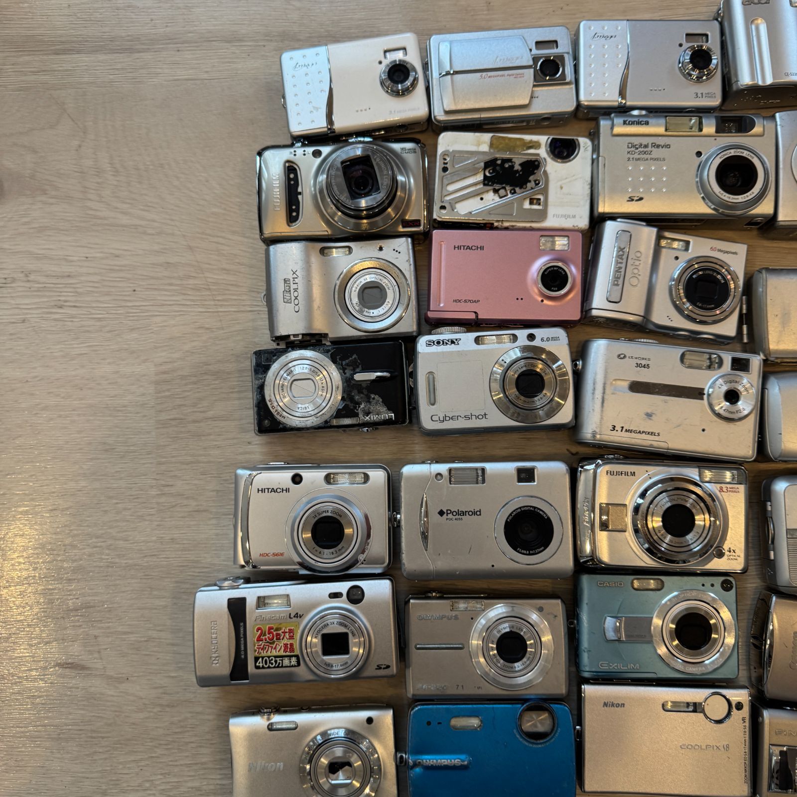 まとめて50台ジャンクカメラ　canon,sony … まとめ② デジタルカメラ デジカメ 他 まとめ売り 50点 Canon