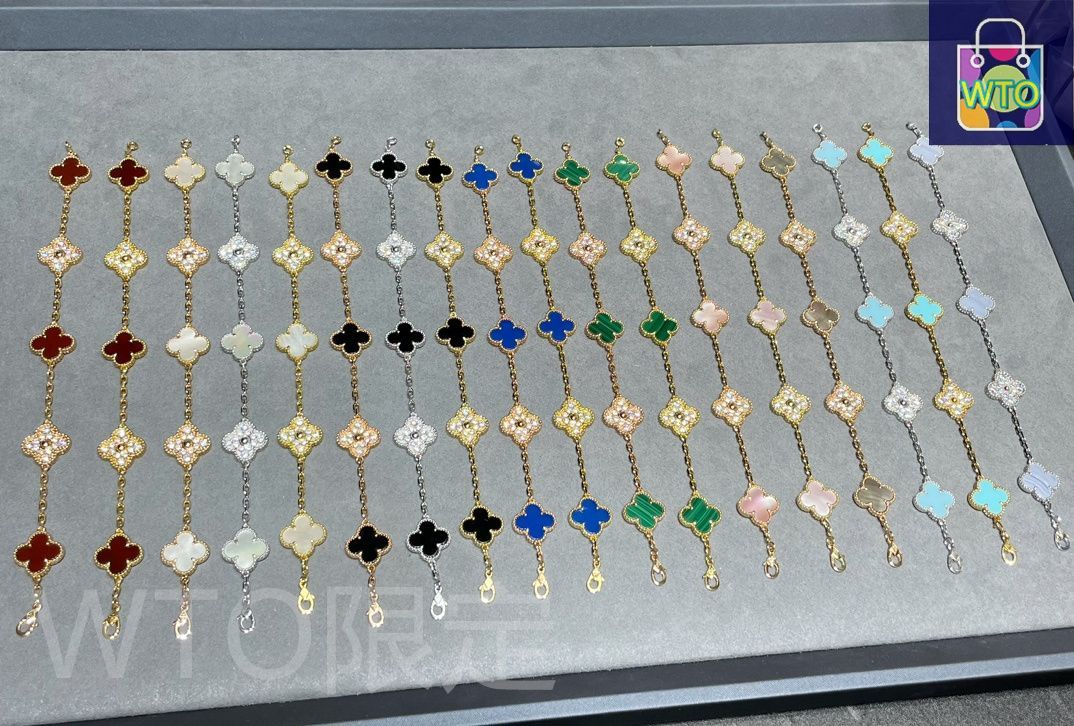 Van Cleef & Arpels 四つ葉のクローバーブレスレット Van Cleef＆Arpels】 四つ葉のクローバー ブレスレット メンズ