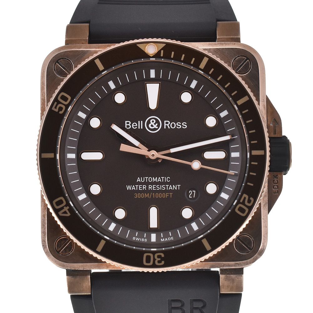 値下 ベル＆ロス Bell＆Ross BR03-92-D-B ダイバー 限定品 自動