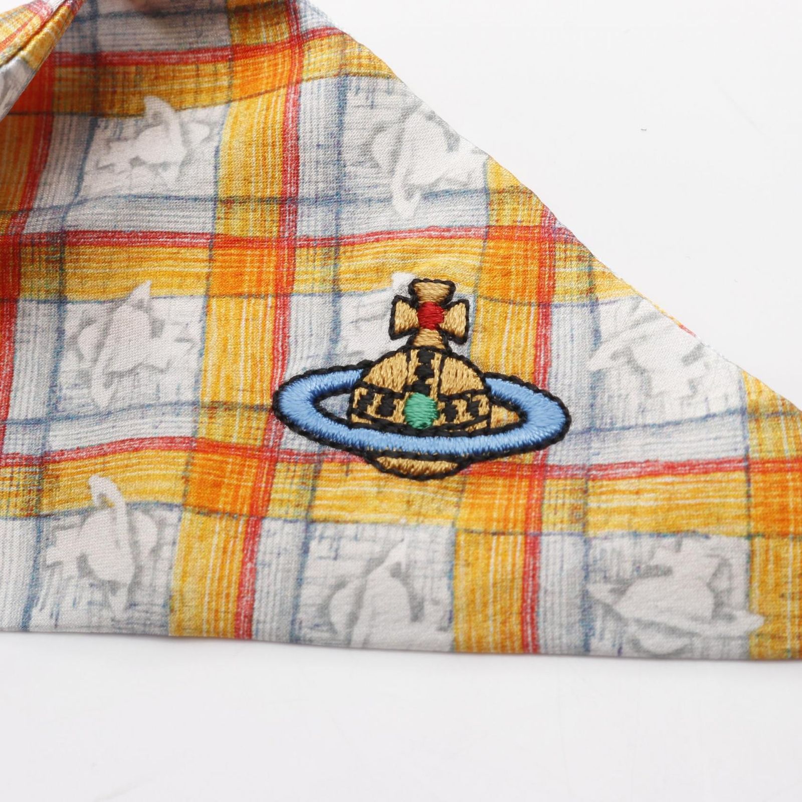 ヴィヴィアンウエストウッド Vivienne Westwood Check Orb Scrunchie チェック オーブ スクランチー S8102001GW0167001 イエロー系 その他 シュシュ レディース FORTGASGNV_COM_BR