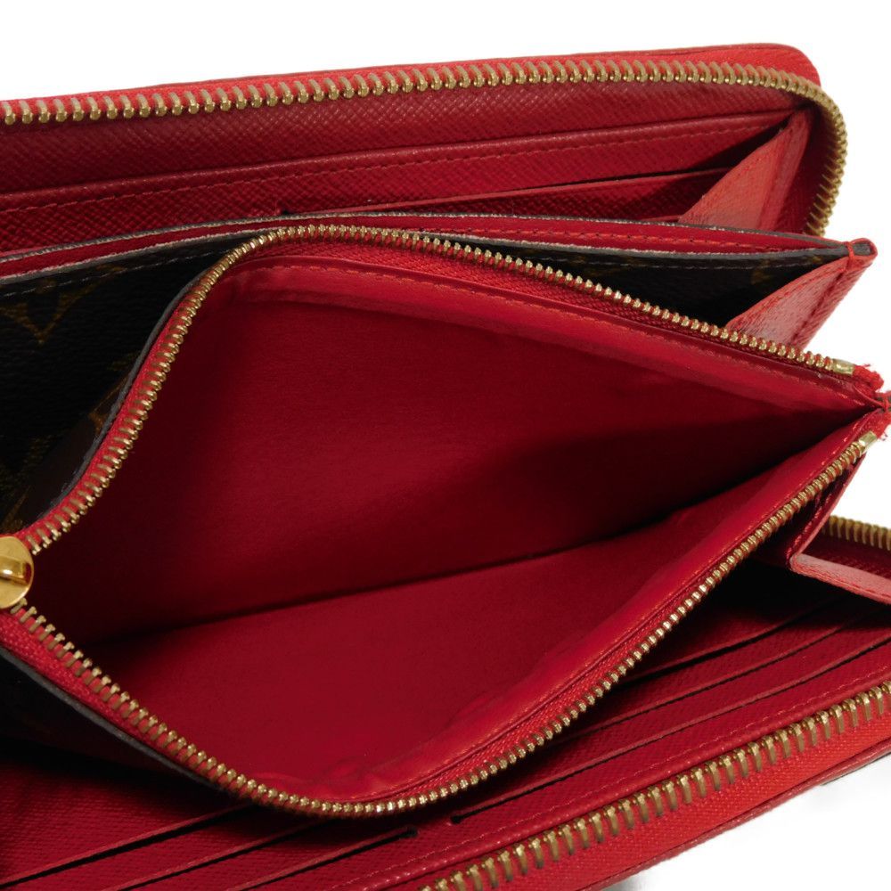 LOUIS VUITTON ルイ・ヴィトン ジッピーウォレット LVロゴ フラワー  