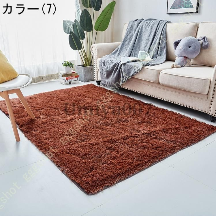 ラグ カーペット ラグマット フロアマット 滑り止め 洗える ウォッシャブル 長方形 絨毯 130×190cm (シルバーグレー) オールシーズン快適に使用 ラグ グレー