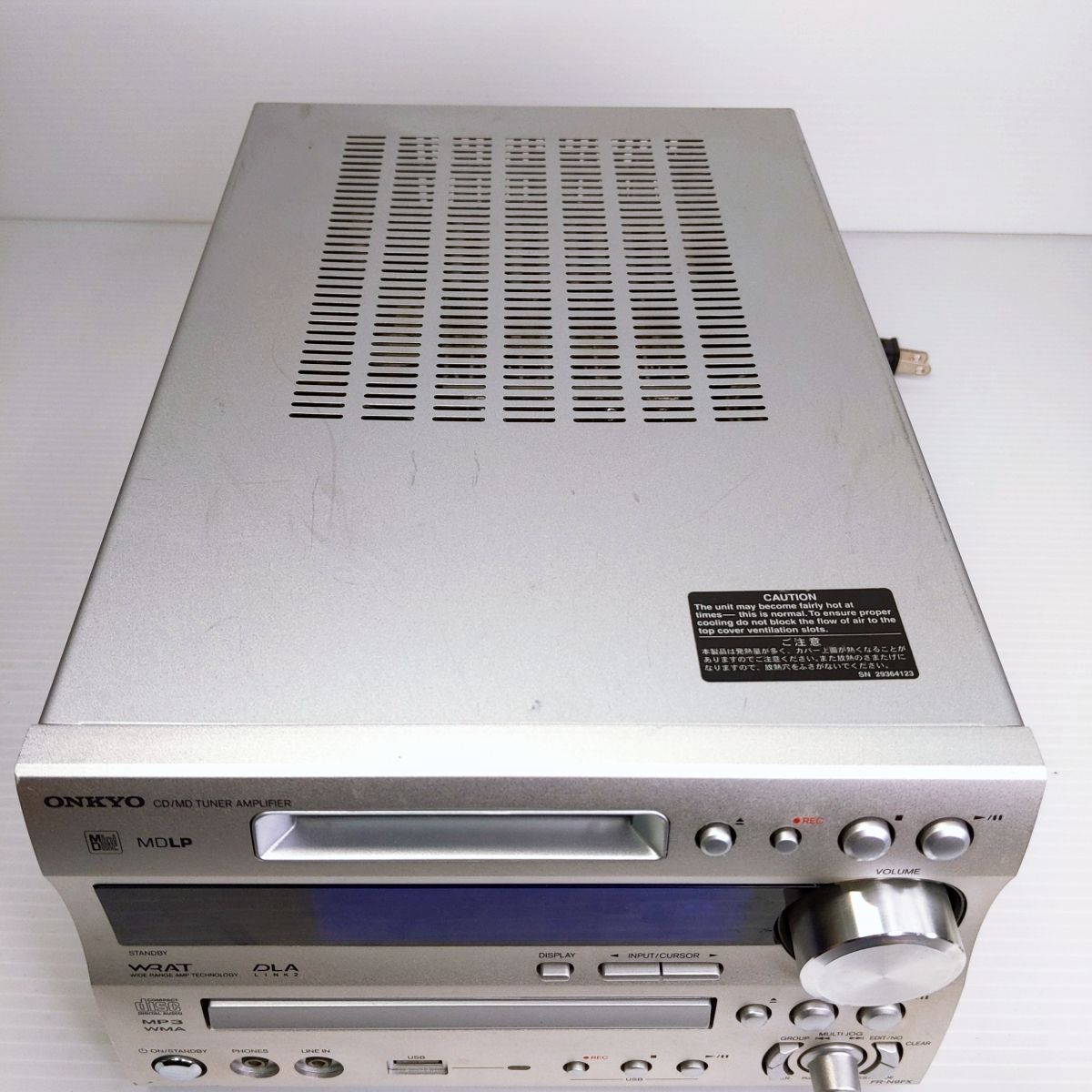 FR-N9FX ONKYO コンポ FR-N9FX A142 Onkyo FR-N9FX [MiniDisc Wiki]