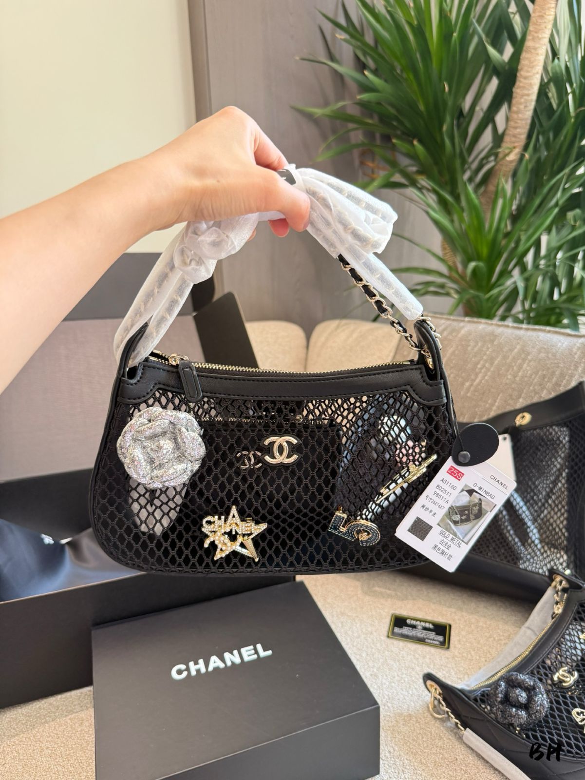 今日 Chanel Fishnet Clutch Bag シャネル フィッシュネット クラッチバッグ-WTO輸入3