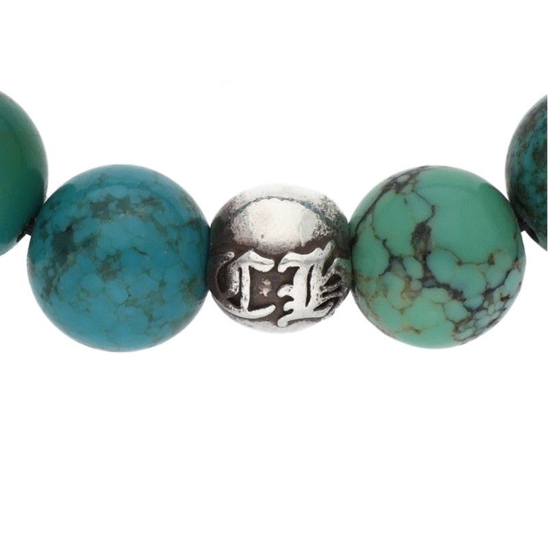  クロムハーツ 8 mm BEAD mmビーズブレス 13 mmターコイズビーズブレスレット メンズ その他 アクセサリー