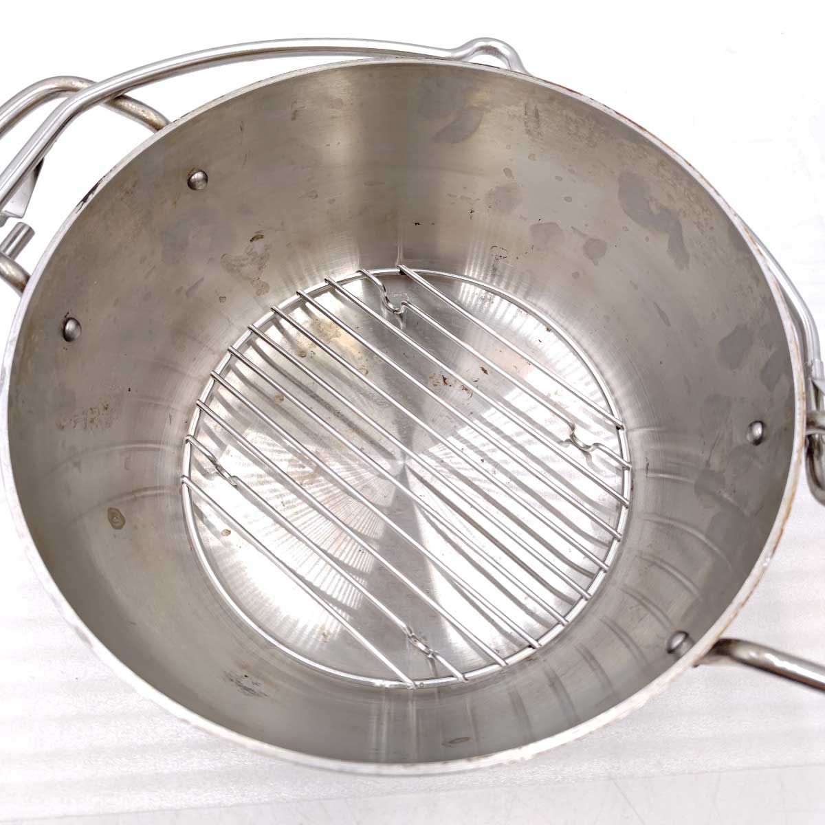 TSBBQ ライトステンレス ダッチオーブン 10 10インチ アウトドア キャンプ AGENCIAYEAS_COM_BR