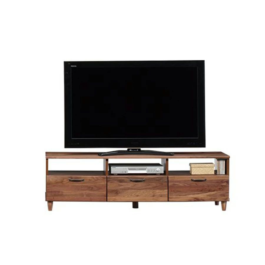 ss6896 テレビボード ダークブラウン 幅150cm 木製 格子 和テイスト