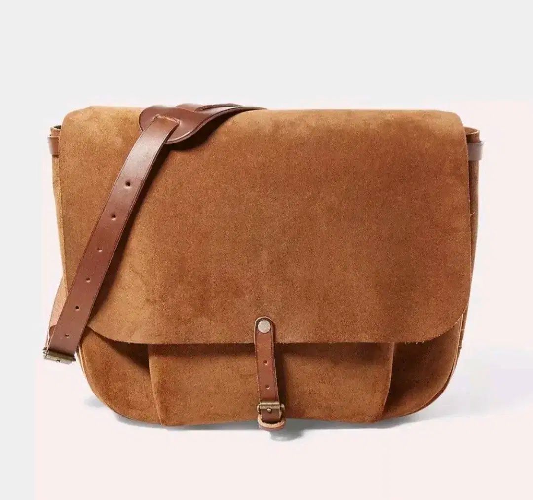RRL ダブルアールエル ラフアウト スウェード メイルバッグ クロスバック