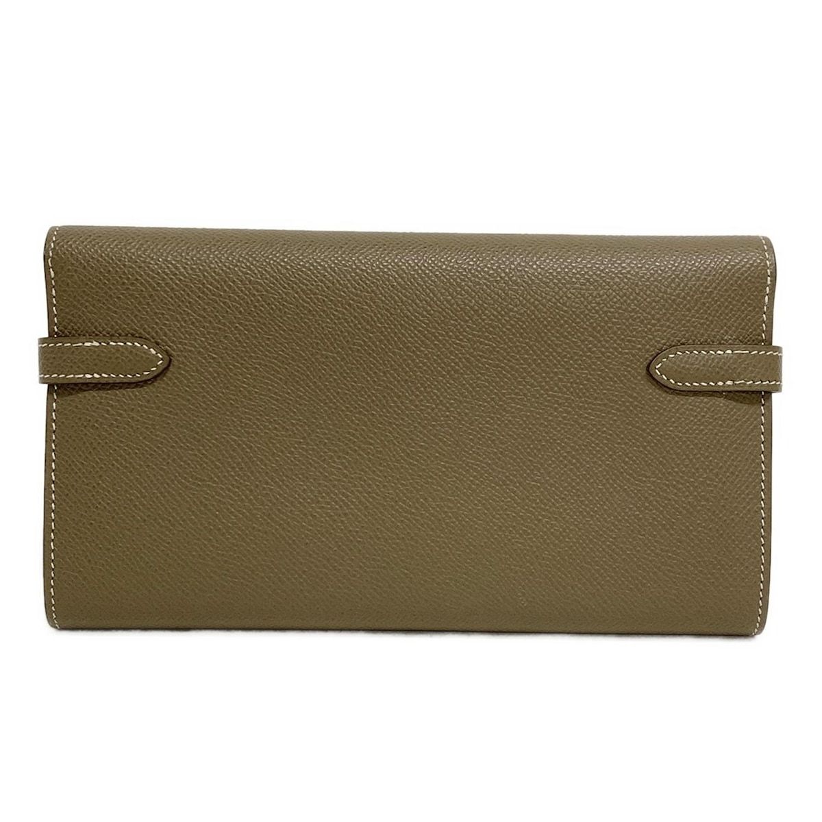 HERMES(エルメス) 財布美品 ケリーウォレットロング エトゥープ  