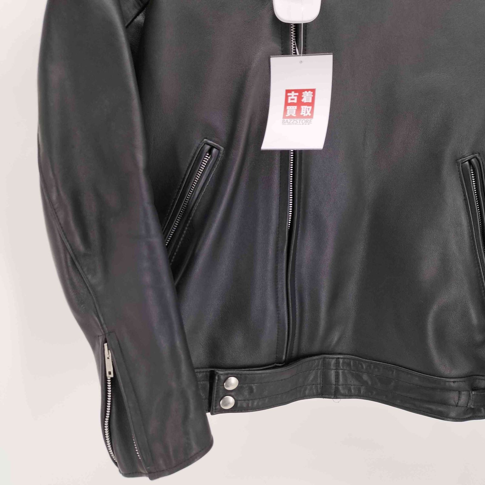 666 レディースライダースジャケット　ダブル　サイズ34 イギリス製 666 ライダース ダブル 34 ブラック UK 製 666 レディースライダース