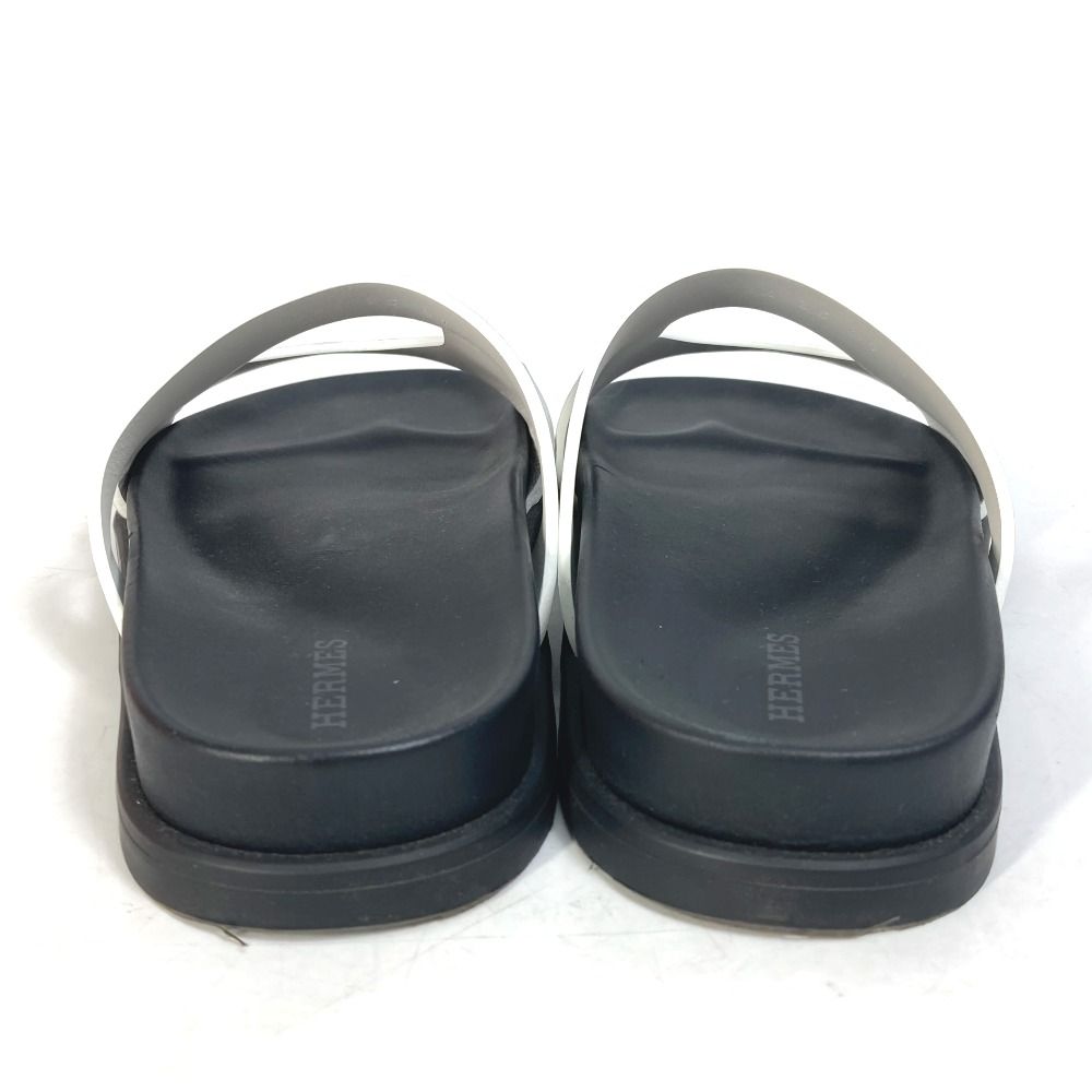 エルメス エディット 靴 フラット バイカラー ペンタコ サンダル  