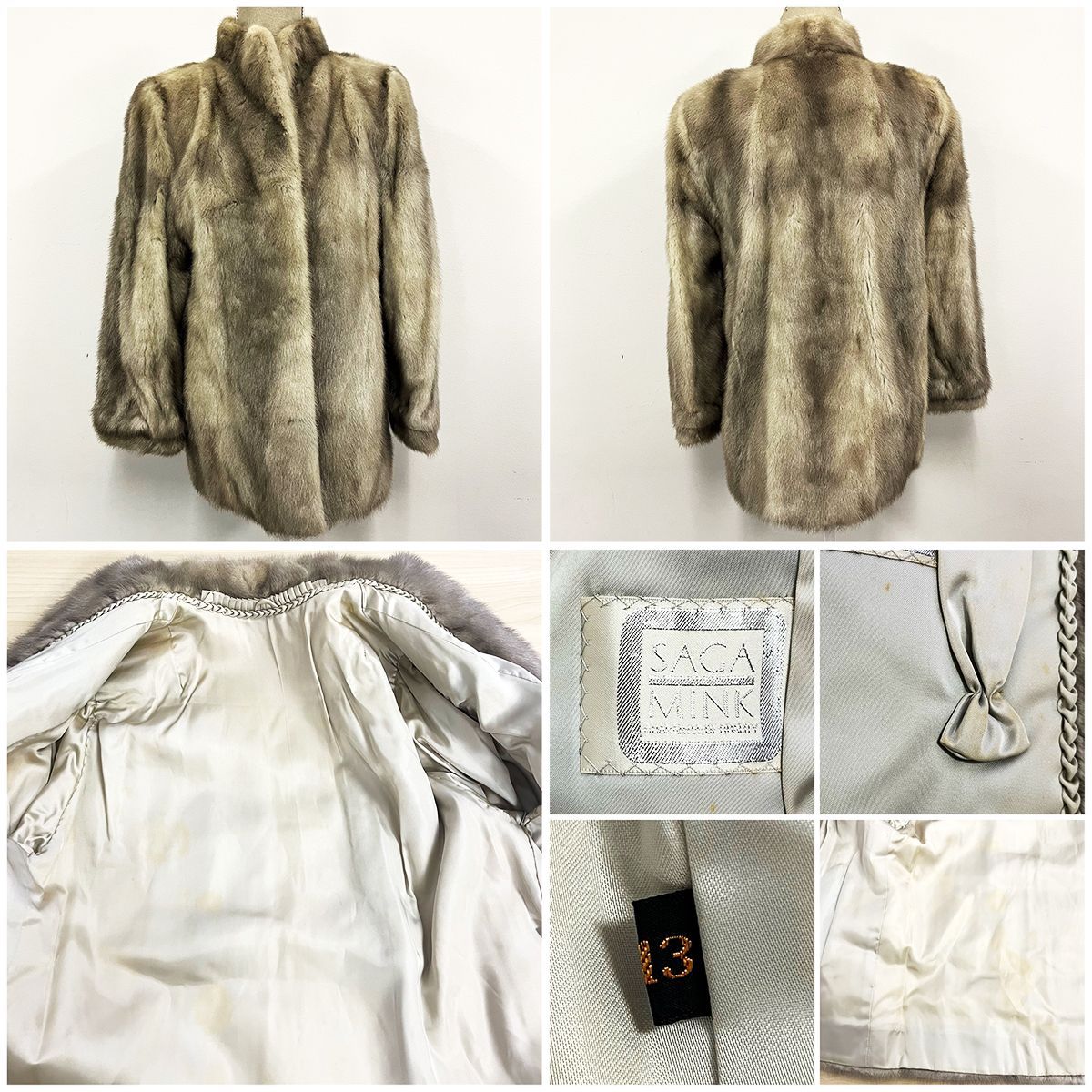 大特価 高級毛皮 9点まとめ売り サガミンク SAGA MINK GRES