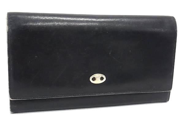 激レア✨️ CELINE 型押し二つ折り財布 カーフレザー　トリオンフ CELINE セリーヌ 二つ折り財布 TRIOMPHE COMPACT WALLET