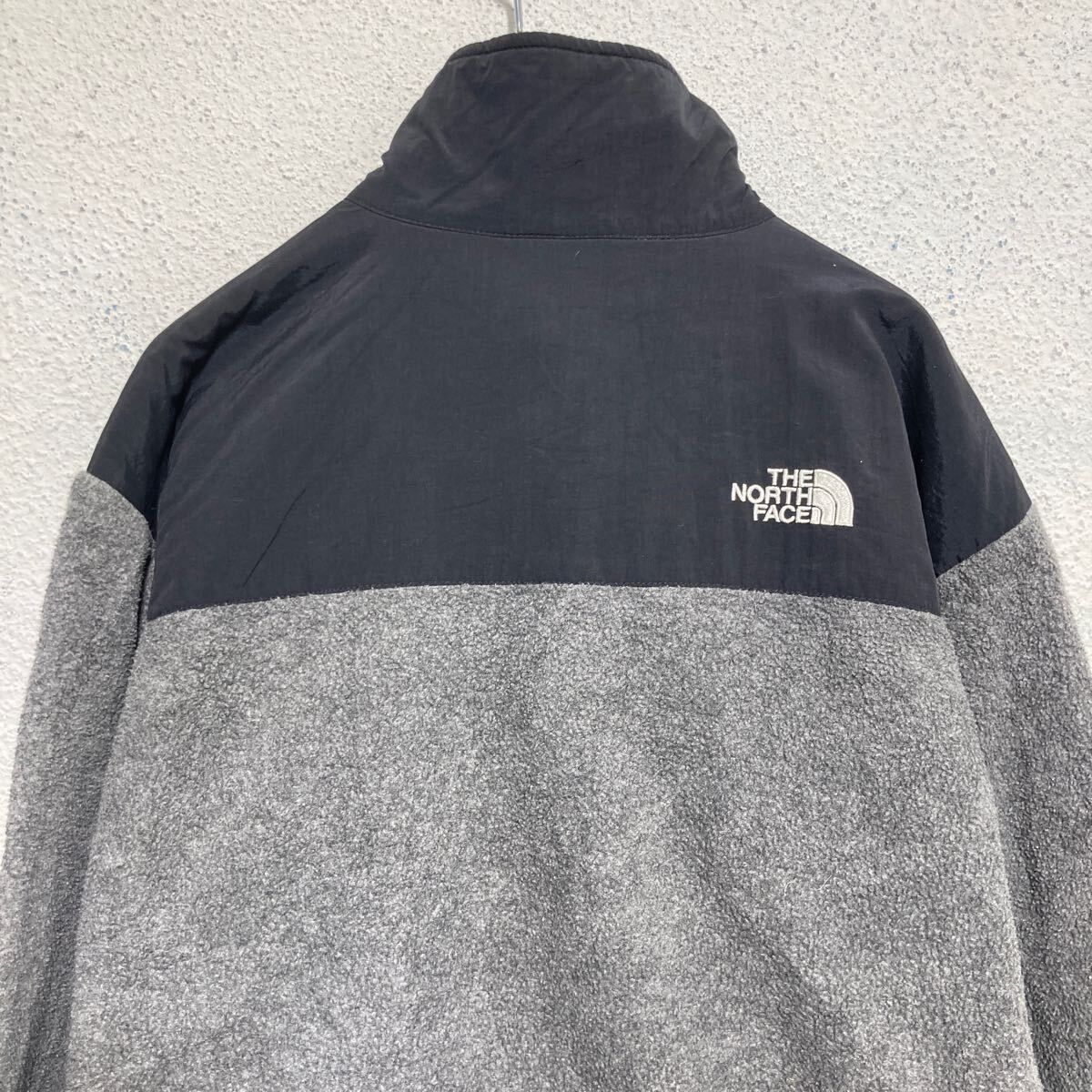 The north face フリース ジャケット ザノースフェイス S グレー ブラック アウトドア マウンテン 古着卸 アメリカ仕入 a609-6952