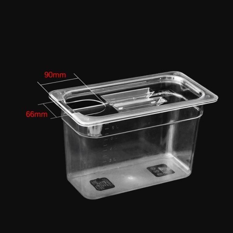 低温調理器 タンク 魚料理 蓋付き 肉料理 透明タンク 大容量 タンク 容器 食品保存容器 スロークッカー フードコンテナー 収納ケース フードコンテナー 簡単調理 コンテナ 作り置き 低温調理
