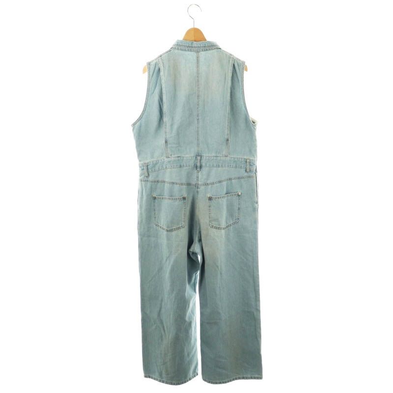 サロペット・オーバーオール・オールインワン AMERI MEDI GRUNGE DENIM WIDE ROMPERS MEDI GRUNGE DENIM WIDE ROMPERS
