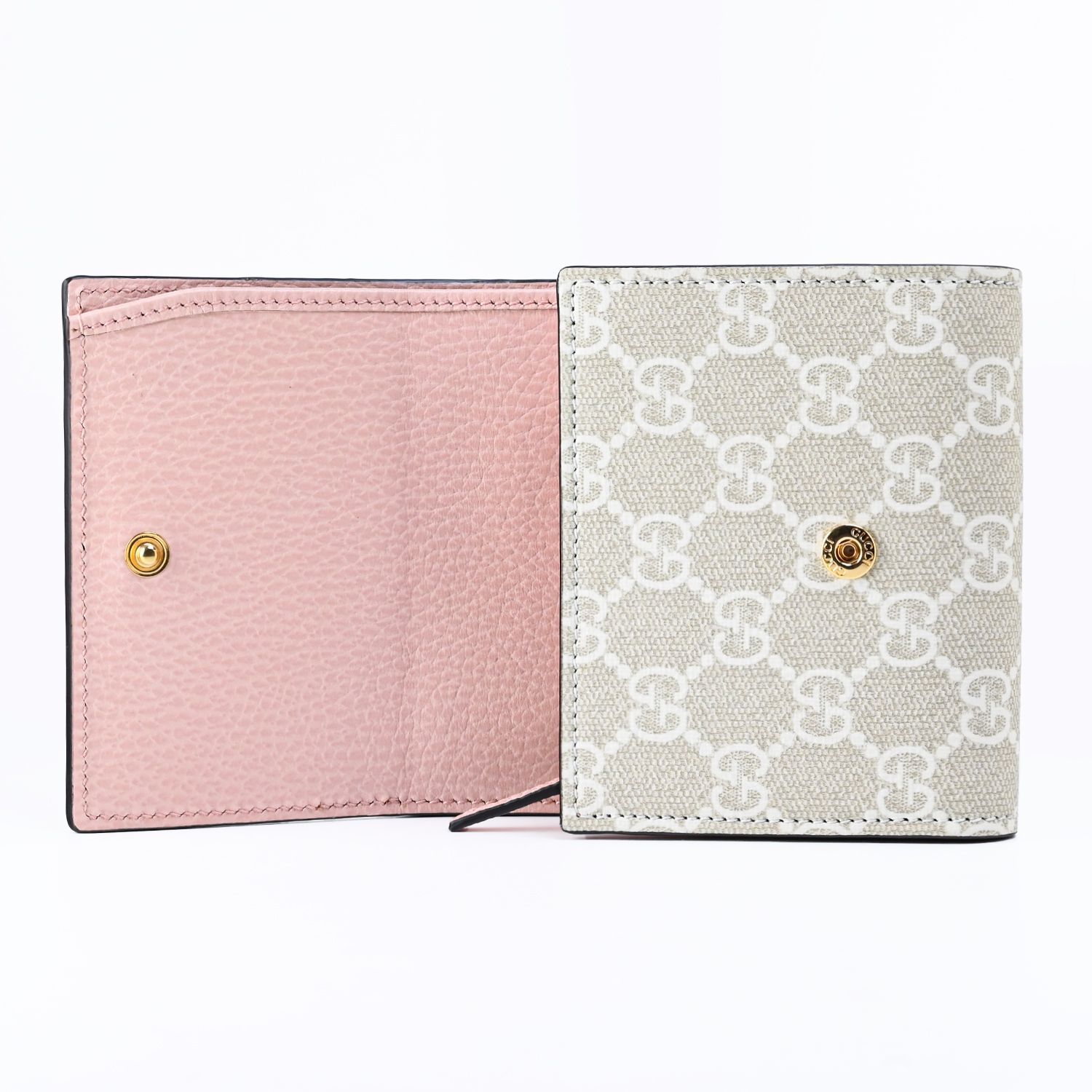 新品 グッチ GUCCI 二つ折り財布 ミニ財布 レディース プチ マーモント