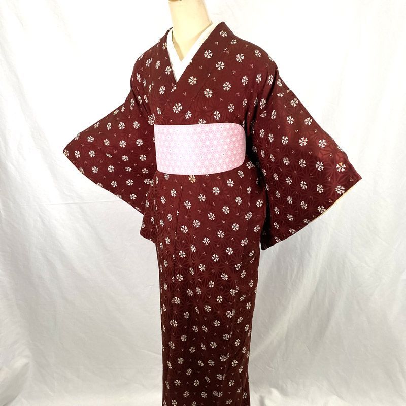 508aa12◇アンティーク調 洗える着物 レトロモダン 大正ロマン 昭和