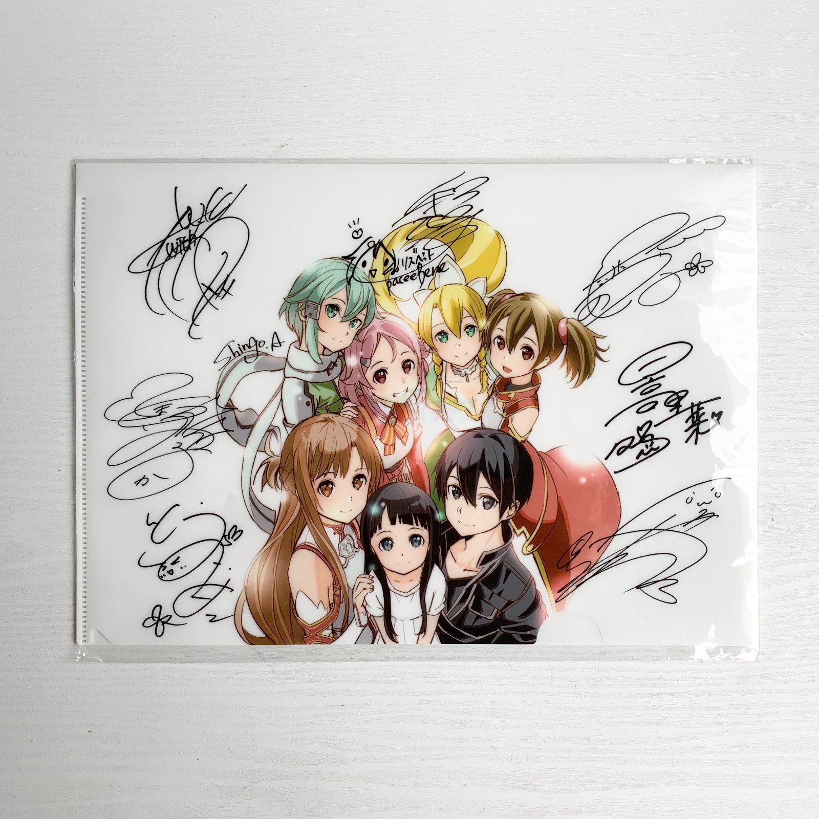 ソードアートオンライン　映画　オーディナルスケール　クリアファイル　キリト　ソードアート