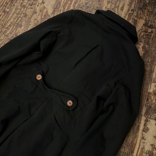 COMME des GARÇONS コムコム ポリ縮丸襟コート COMME des GARCONS COMME des GARCONS コム・デ・ギャルソン