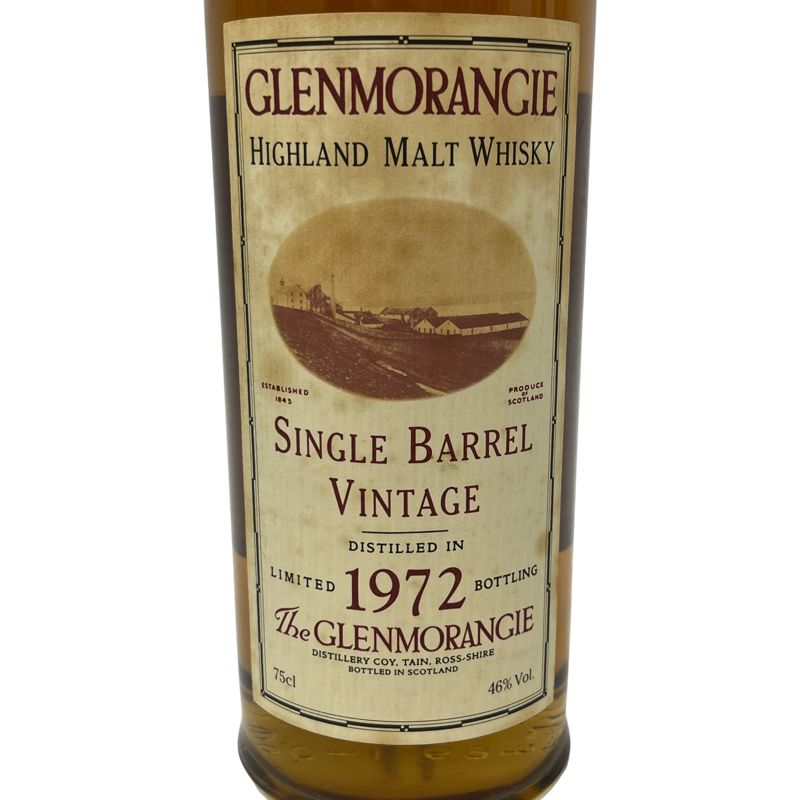 グレンモーレンジ シングルバレル 1972 750ml 【古酒】 グレンモーレンジ Glenmorangie シングルバレル 1972 750ml