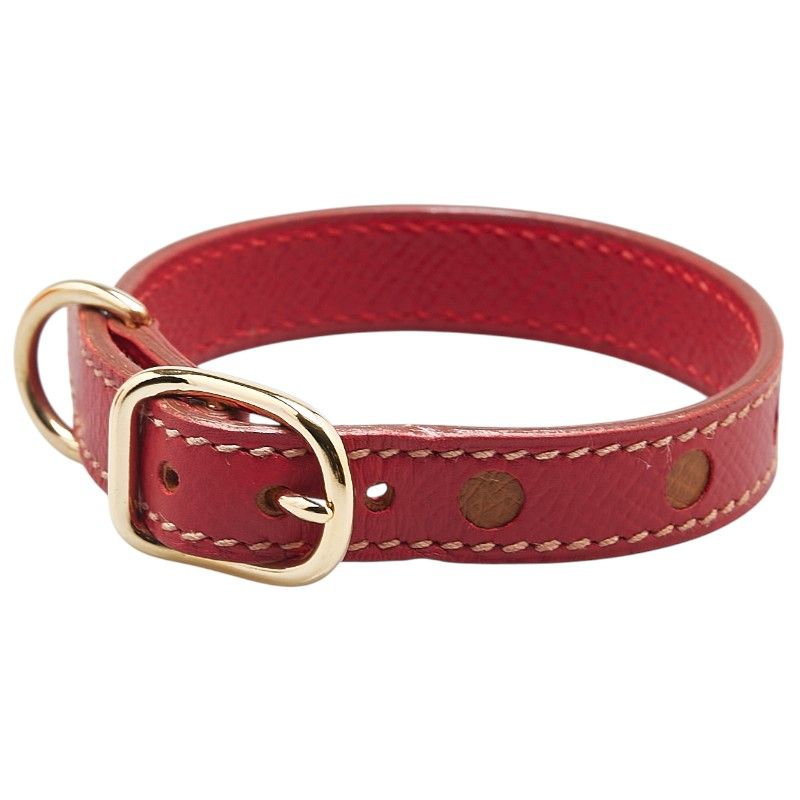 HERMES　エルメス　ペット用首輪　犬猫　レッド HERMES エルメス ペット用首輪 犬猫 レッド 猫ハーネス