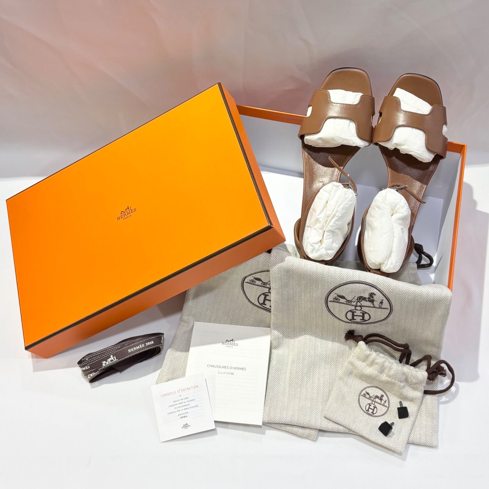 【美品】HERMESエルメス　サンダル　箱・袋付属　ジョイ 美品】HERMESエルメス サンダル 箱・袋付属 ジョイ|mercari