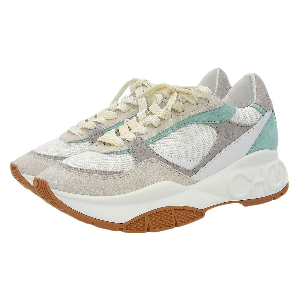 JIMMY CHOO - JIMMY CHOO(ジミーチュウ) スニーカー 36 レディース - 白 スター(星)/型押し加工/インソール取外し可  レザーの通販 by ブランディア｜ジミーチュウならラクマ