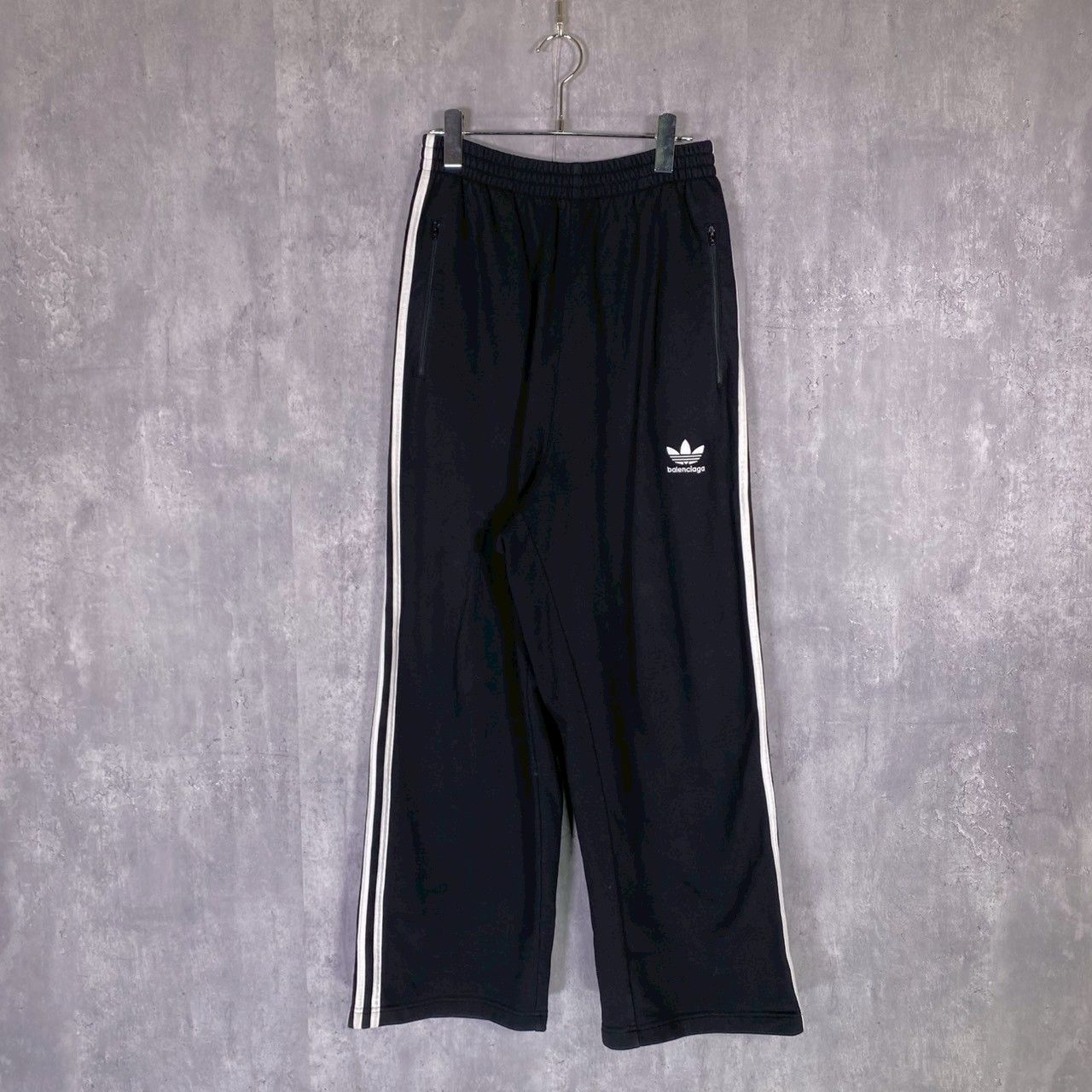 バレンシアガ × アディダス』 (S) ワイドトラックスウェットパンツ
