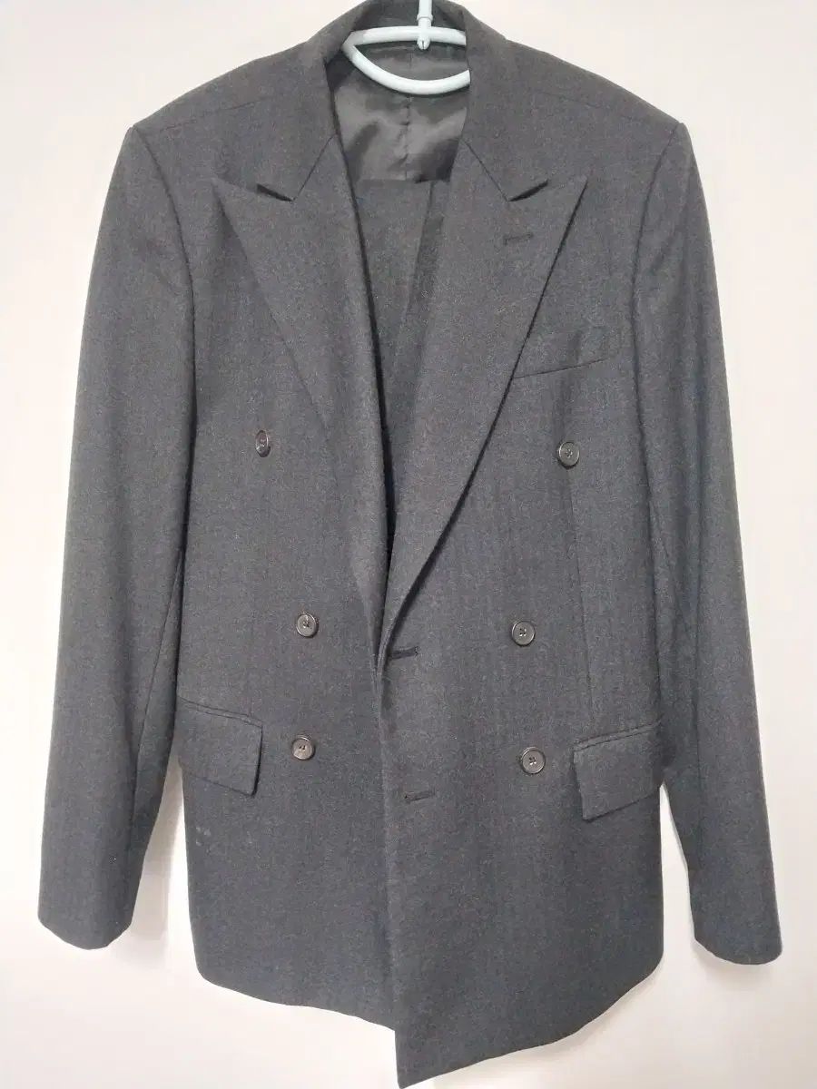 ダブルブレスト グレー ジャケット 95 30