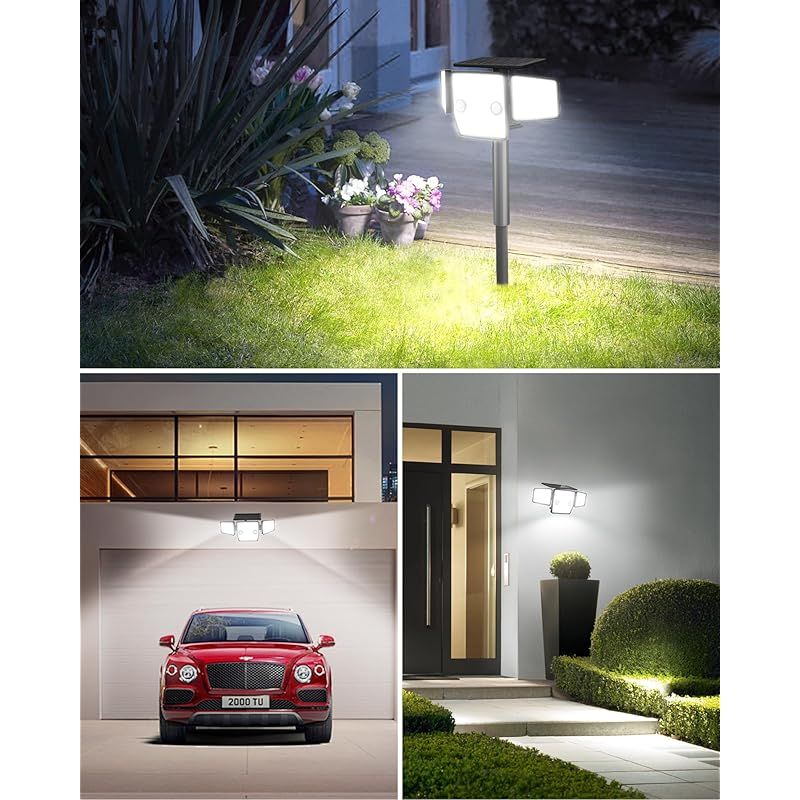 HAARAY ソーラーライト 屋外 防水 センサーライト ソーラー 高輝度