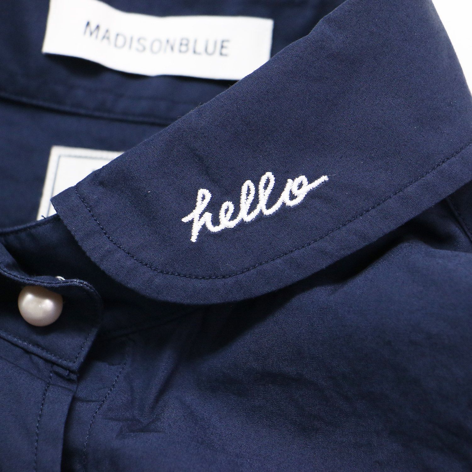MADISONBLUE マディソンブルー HAPPY PLUS STORE 別注 シャツ ネイビー